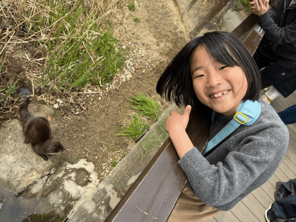 普段の娘さんの様子（@gumiwako_さんより提供）