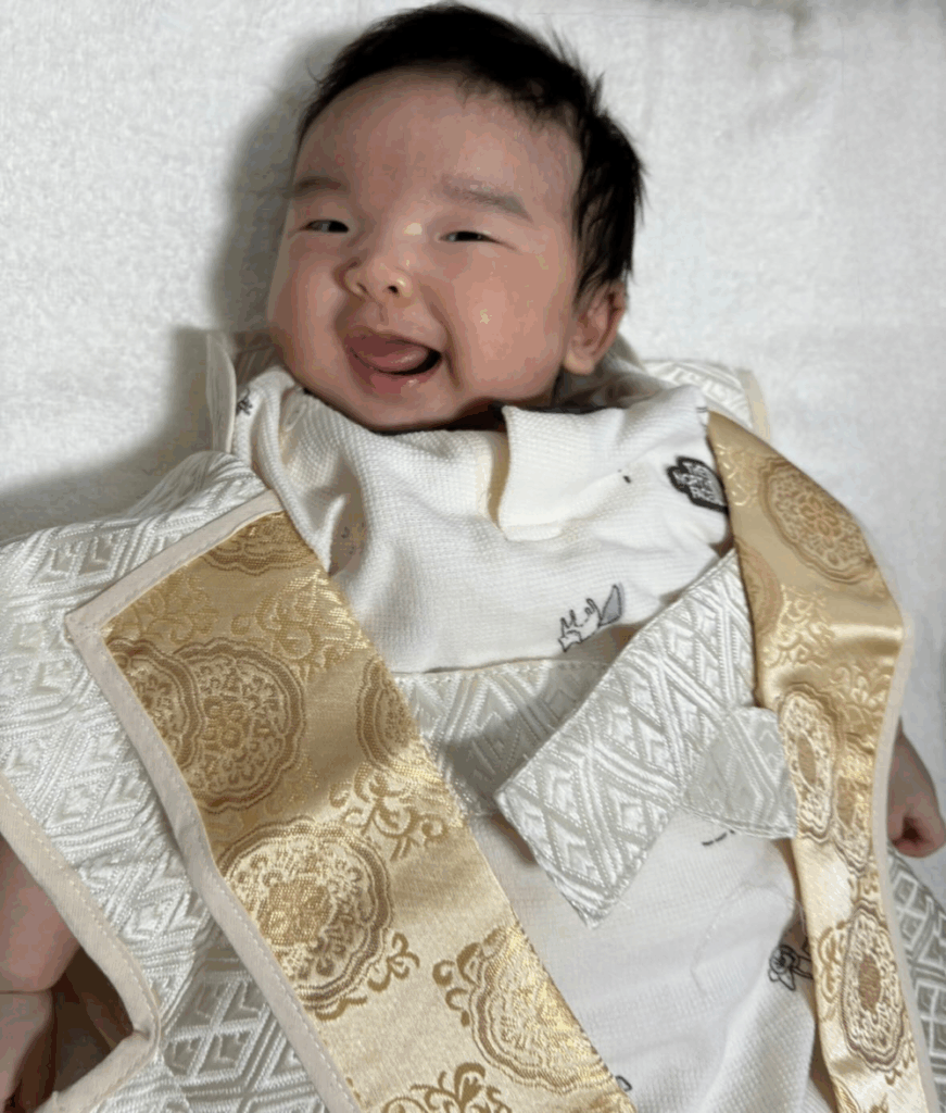 初節句、生後47日目（@___.7.2.3さんより提供）