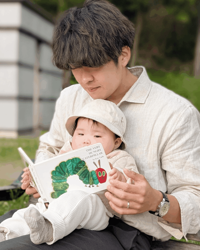 パパさんとのツーショット（@ivy_ivy.coさんより提供）