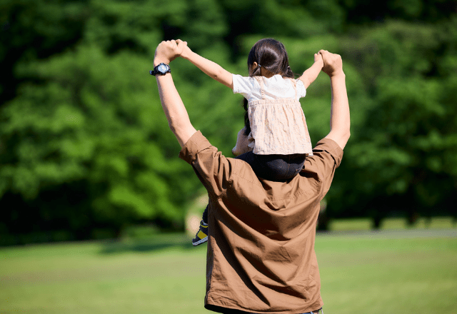 【実際の写真】パパと娘さん