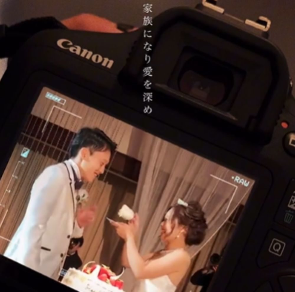 結婚式の写真（＠arisa.tsubasa07さんより提供）