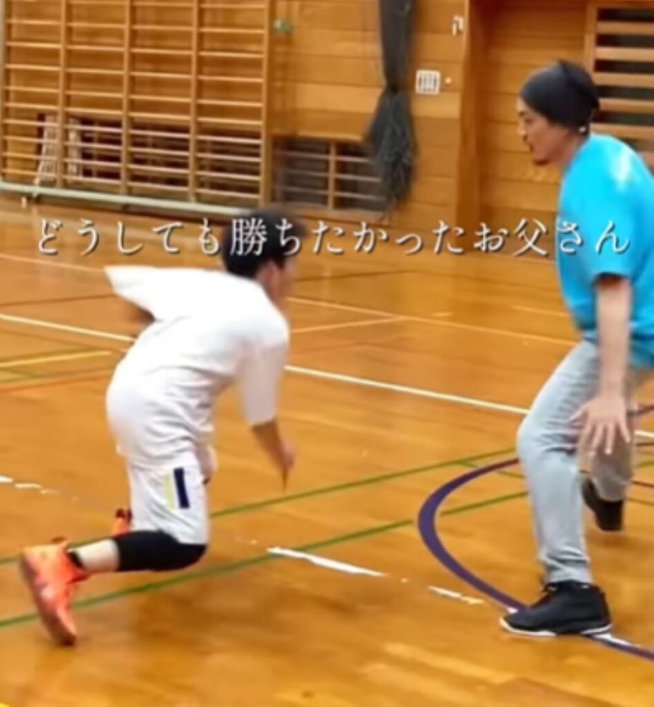 目標だったお父さん（＠nbaquest_さんより提供）