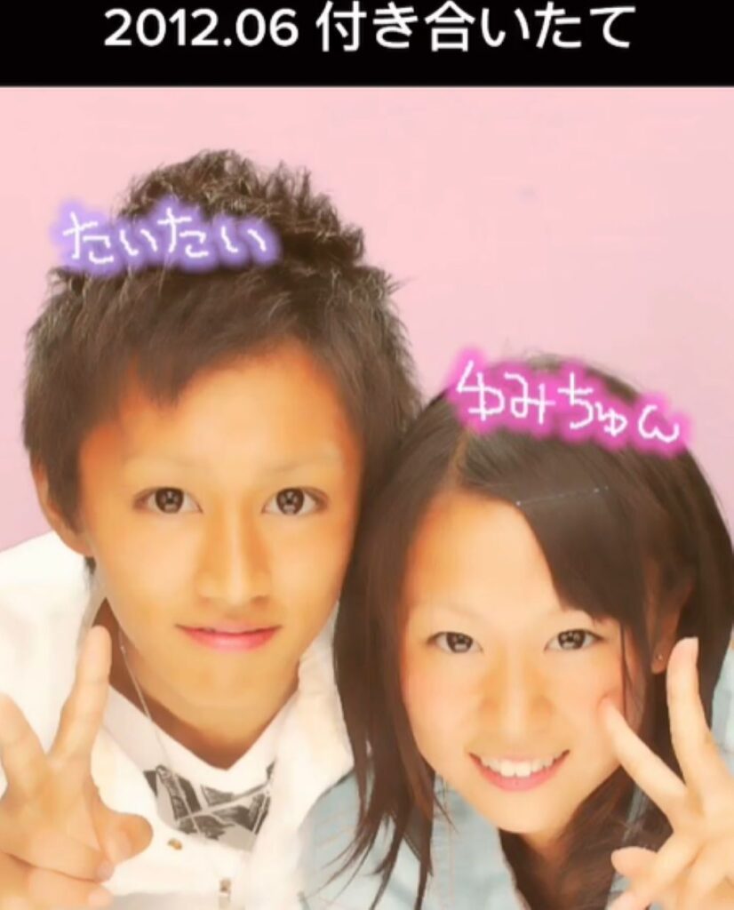 付き合いたての2人（＠yumie548さんより提供）