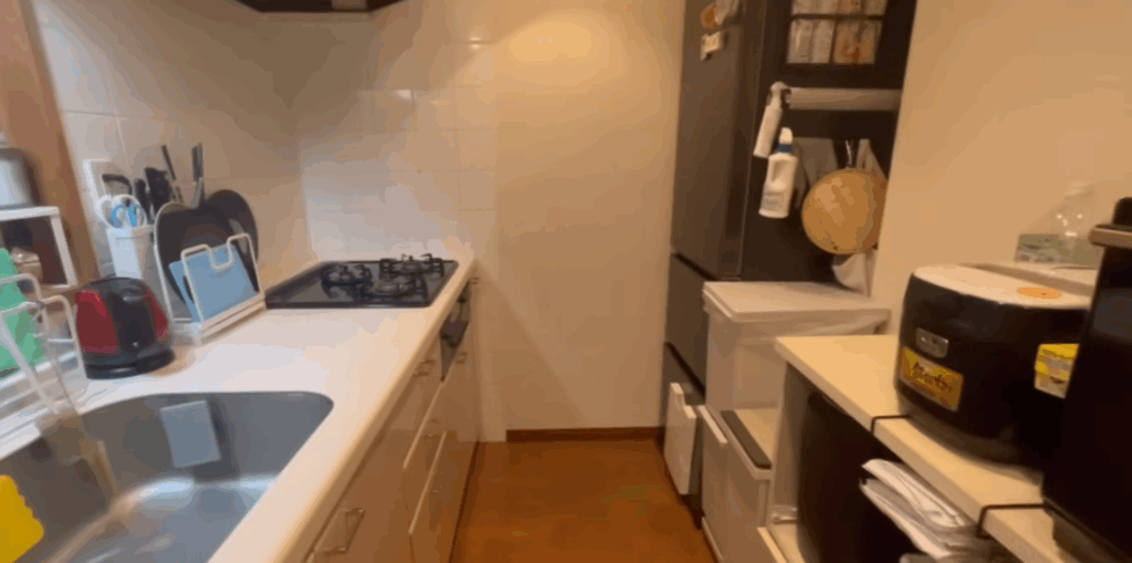 乱雑だった台所がスッキリ！（@tokino_kurashiさんより提供）