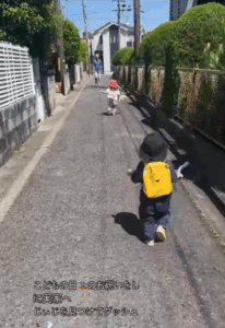 じいじに会いに行った孫　じいじを見つけた瞬間…「かわいい」「涙出てきた」「こりゃたまらん」