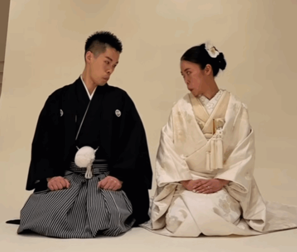 一緒に変顔（@djkyasssさんより提供）