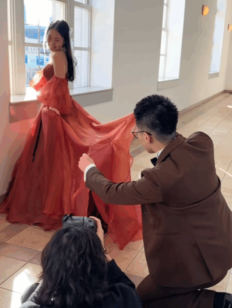 洋装にチェンジ！（@djkyasssさんより提供）