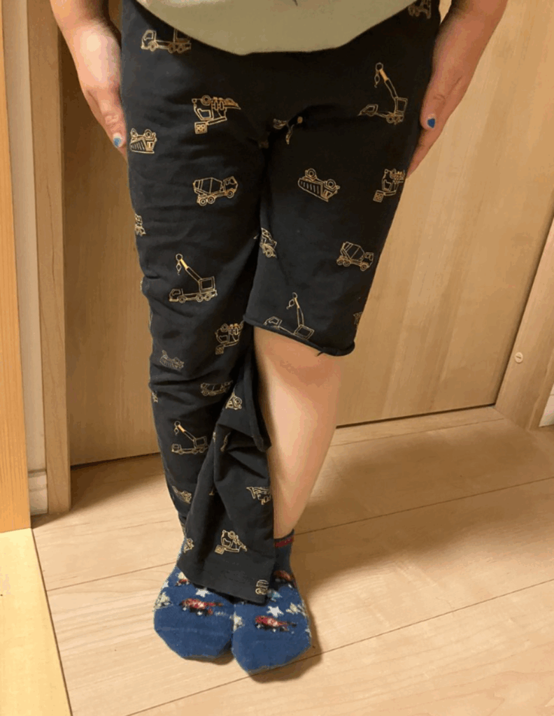 なぜか片膝だけ…！？（@noyutoaさんより提供）