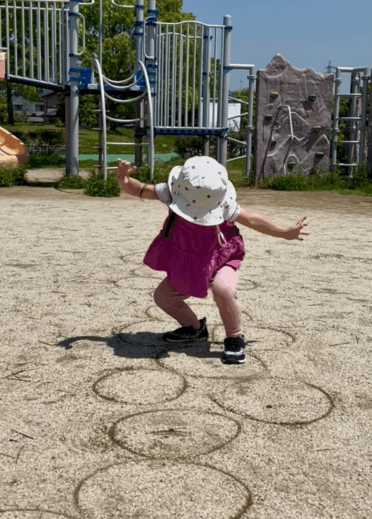 【実際の写真３枚】　ママが見た光景