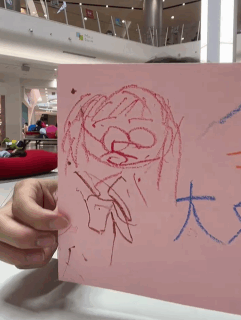 上手に描けました（＠atu_china0529さんより提供）