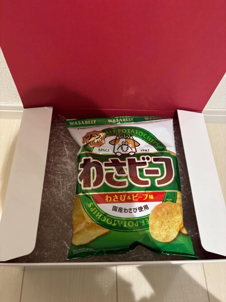 プレゼントのスナック菓子（@o__sushi723さんより提供）