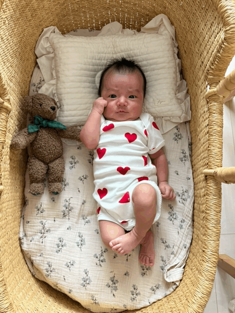 赤ちゃんの写真③（＠_yuk1125さんより提供）