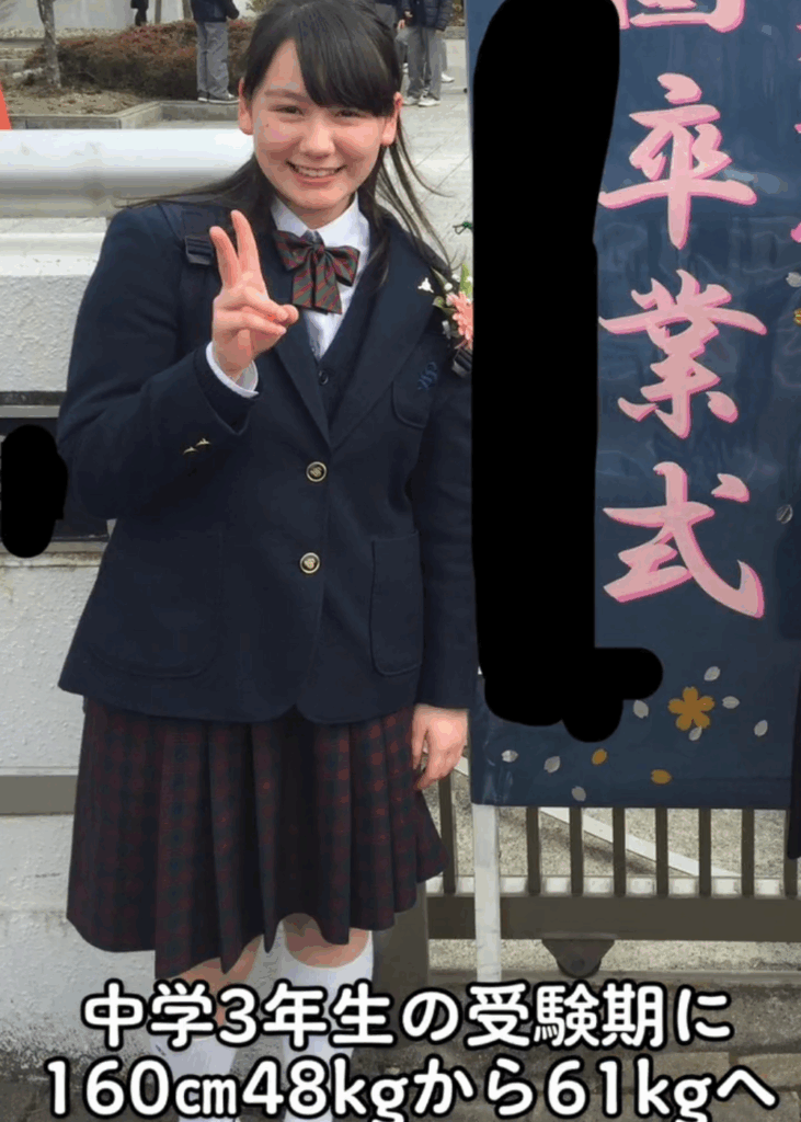 最初のダイエット前（@pipipi11231011さんより提供）