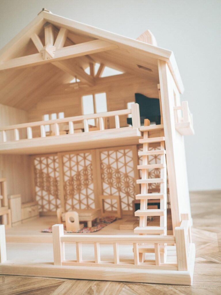 おじいちゃんの作ったドールハウス③（＠toitoitoi_spaceさんより提供）