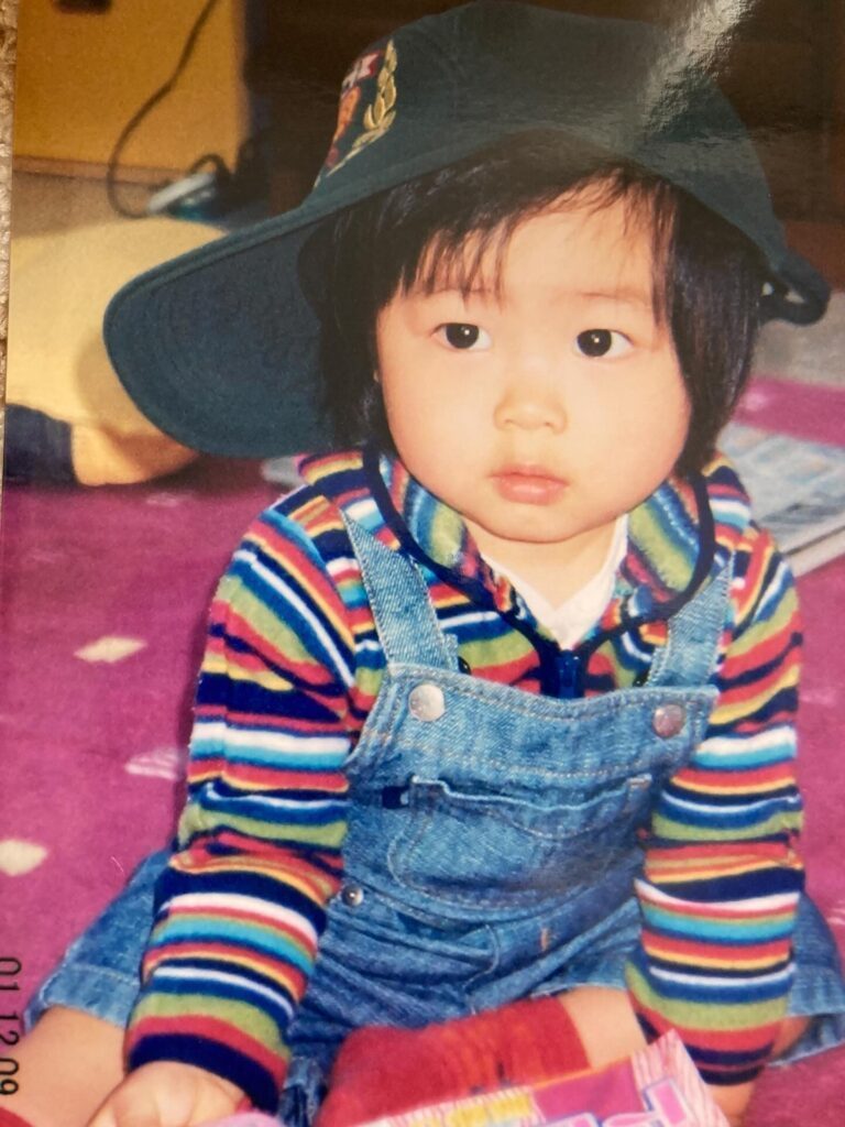 当時2歳の娘さん（＠hrhrkz1978さんより提供）
