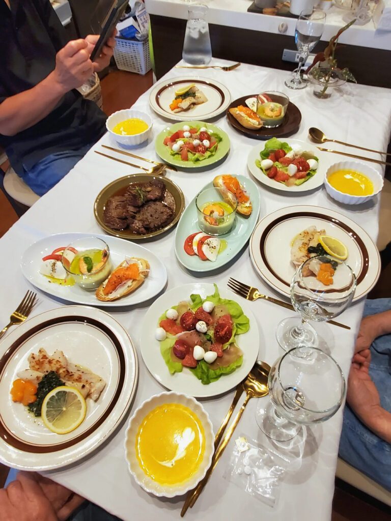 まるで高級店のフルコース（@acky7585さんより提供）