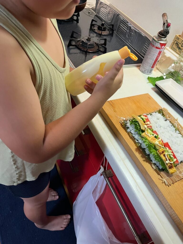 巻き寿司も上手です（＠babamonakaさんより提供）