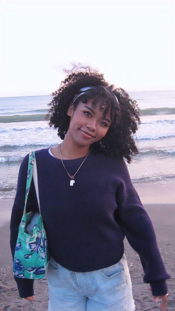 海での様子（＠dream_curl_yumeさんより提供）