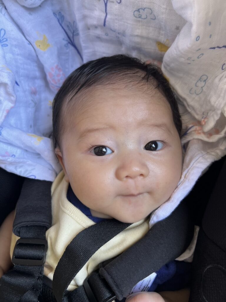 息子さんの様子（＠aka.ultraman1さんより提供）