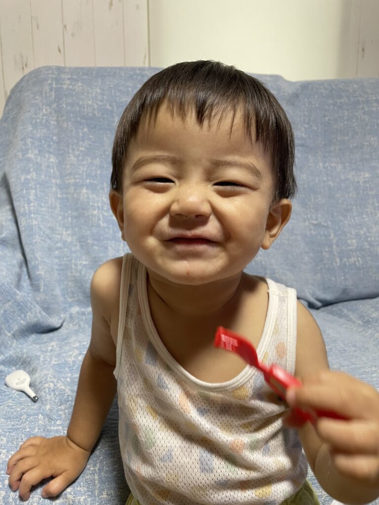 かわいらしい笑顔（＠pisupisu87さんより提供）