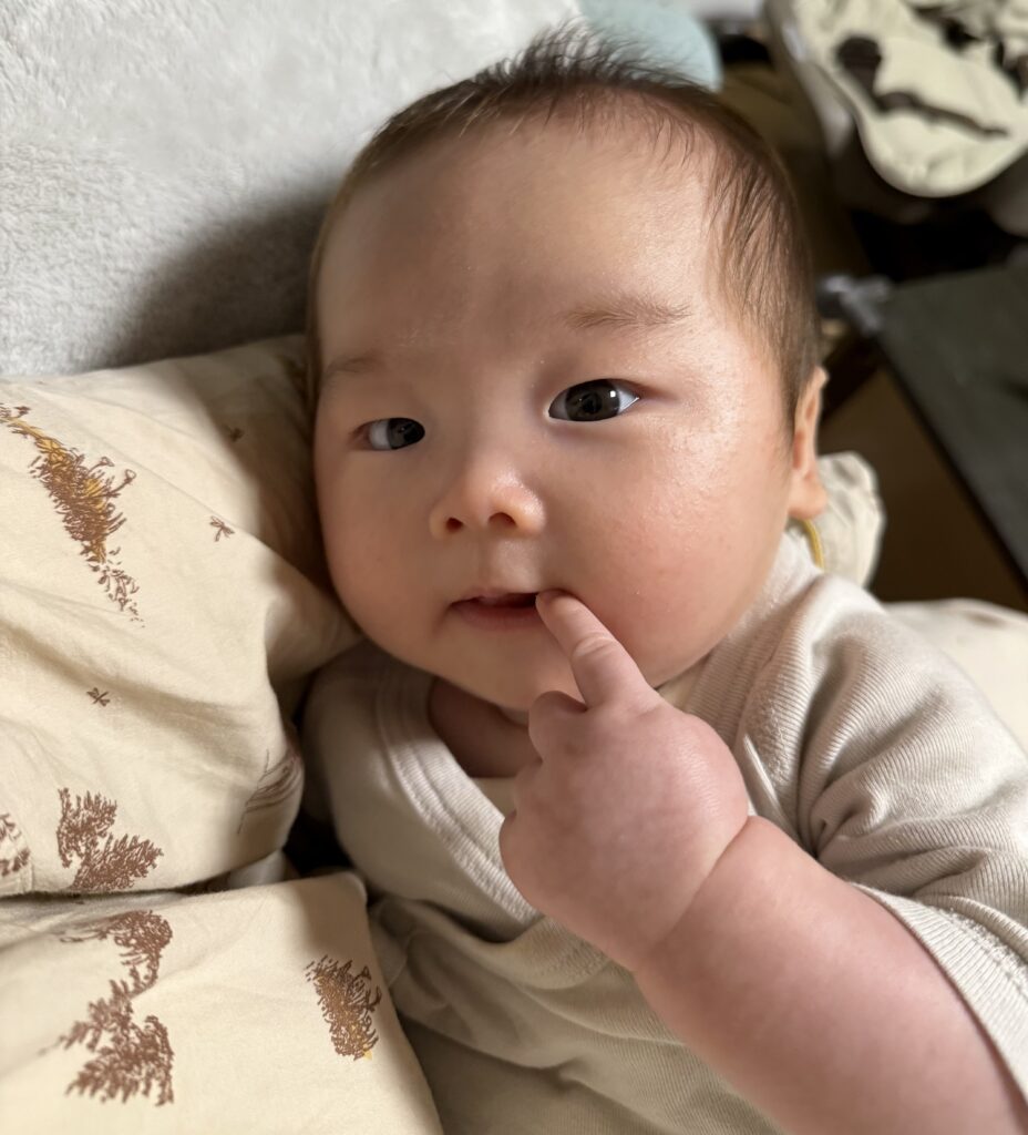 普段のお子さんの様子①（＠dybeullophhgさんより提供）