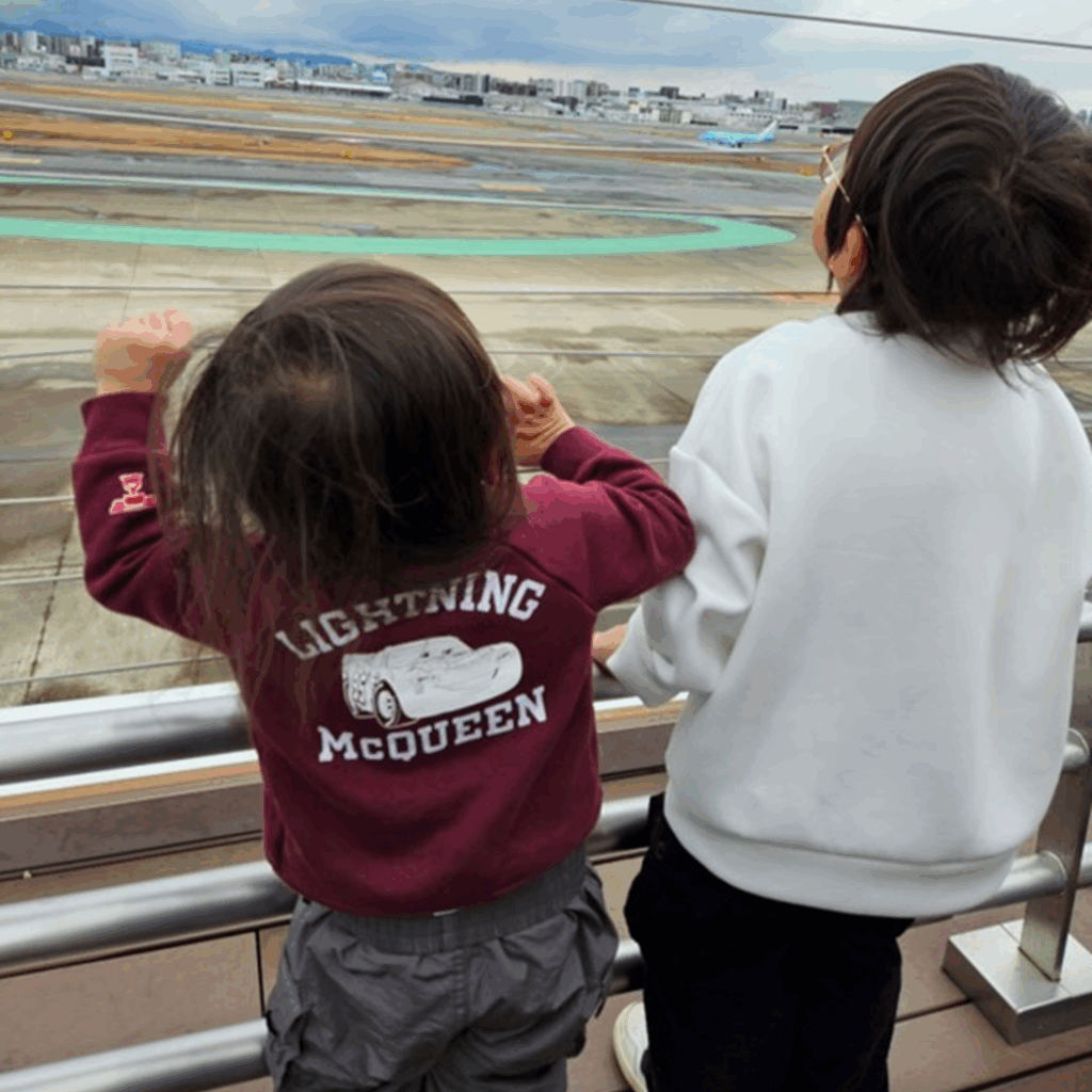 飛行機、カッコイイねぇ（＠mopimama.1210さんより提供）