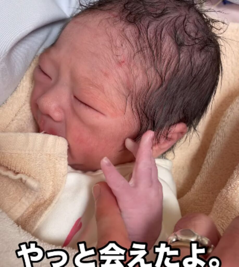 息子さんの誕生（＠ryohei.ondaさんより提供）