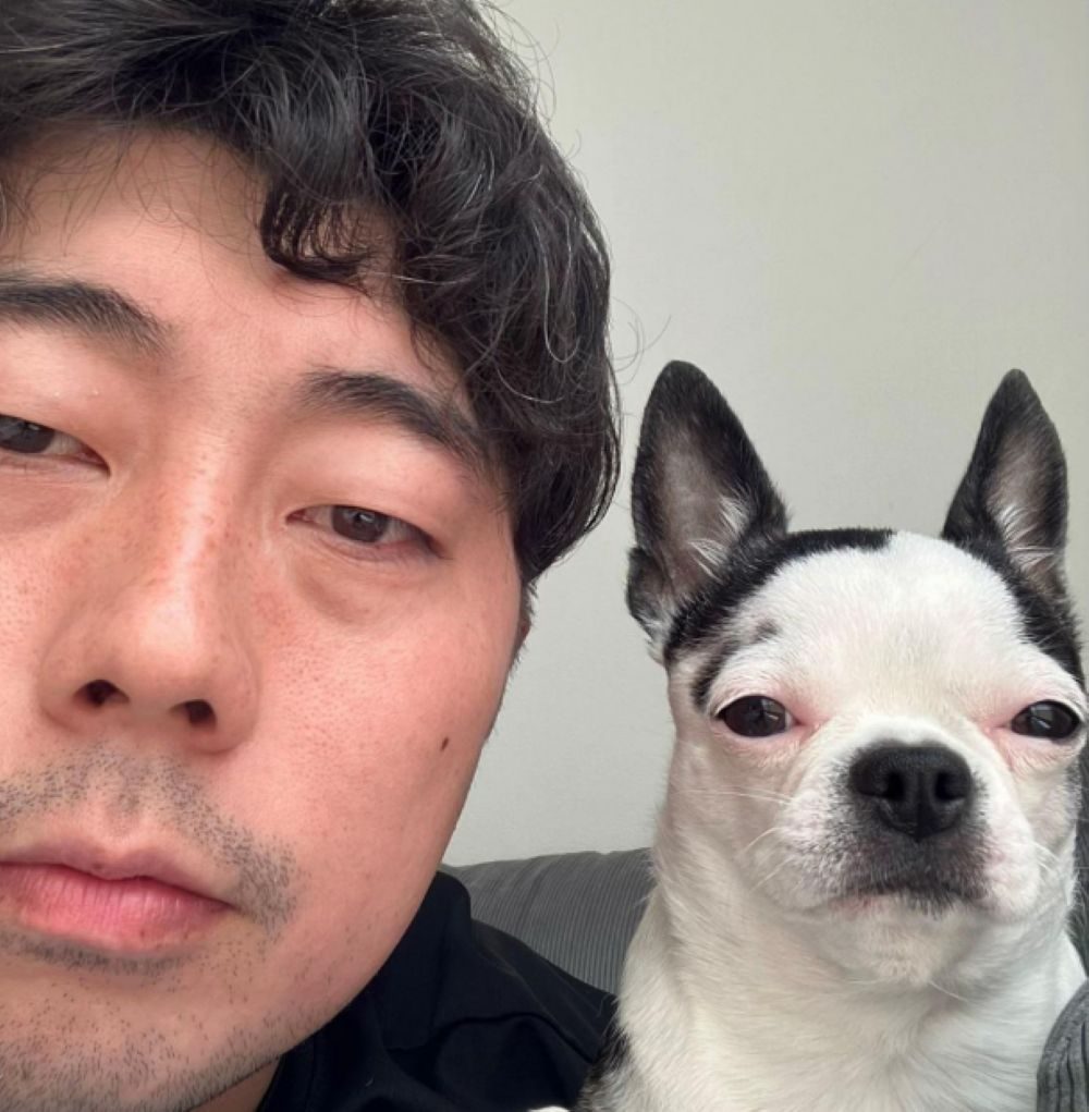 旦那さんとピぺちゃん（＠chiwaburu.pipeさんより提供）