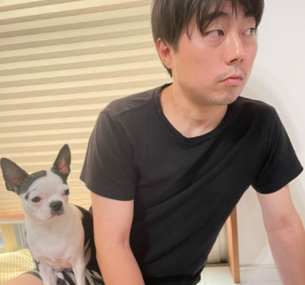 同じ方向を見るふたり（＠chiwaburu.pipeさんより提供）