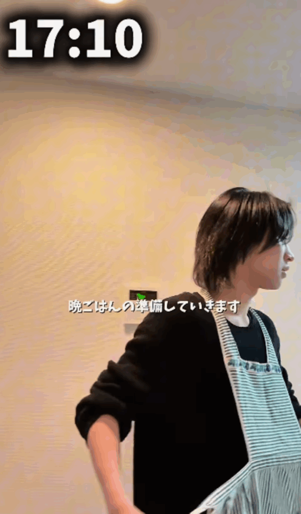 この日の晩ご飯を用意（@umi_kotetsuさんより提供）