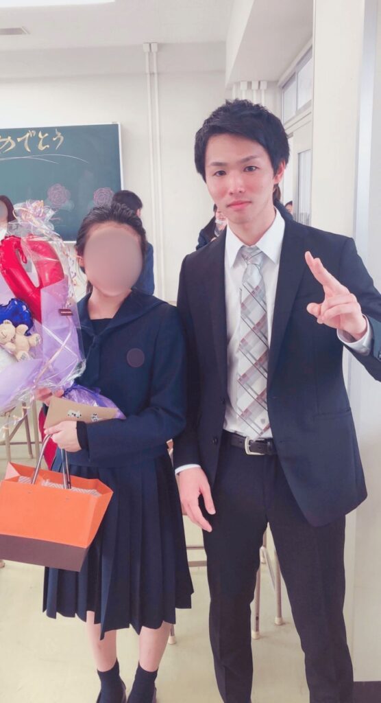 教師時代（＠pastalegareさんより提供）