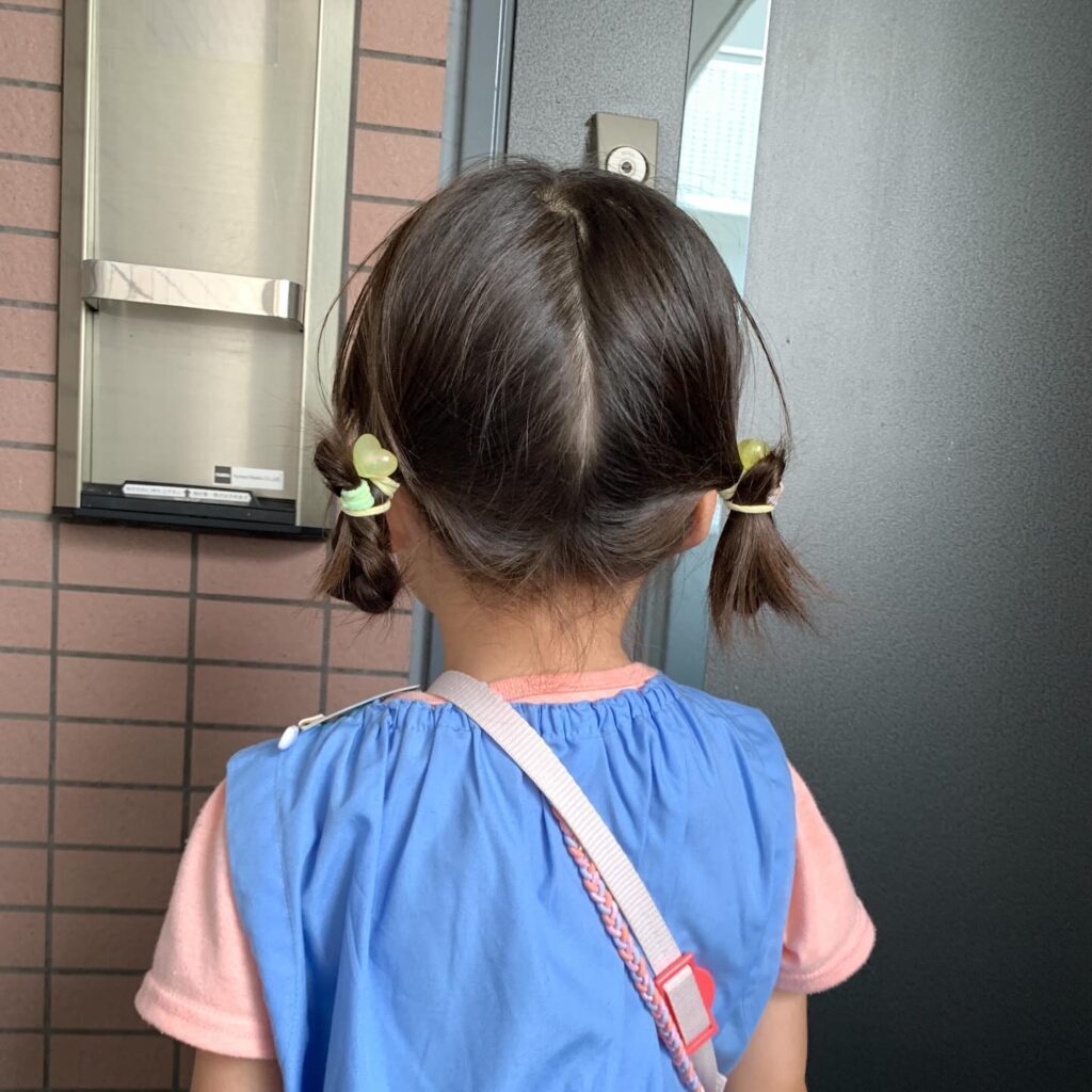 三つ編みが古代風ヘアスタイルに（＠yuui.h_1616さんより提供）