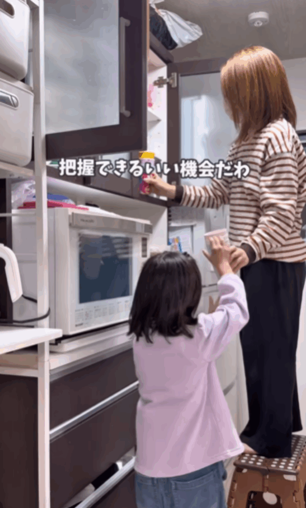 全出し作業中（@kuriko_kurashiさんより提供）