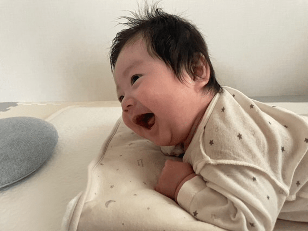 赤ちゃんの写真①（＠sou_mari03さんより提供）