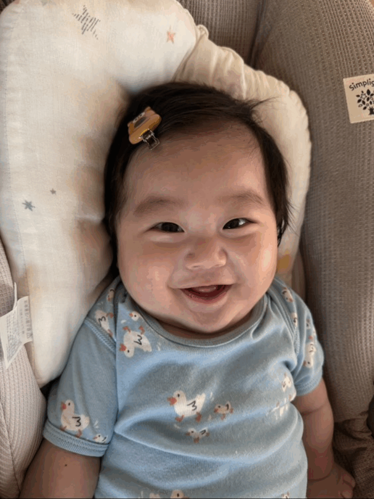 赤ちゃんの写真②（＠sou_mari03さんより提供）