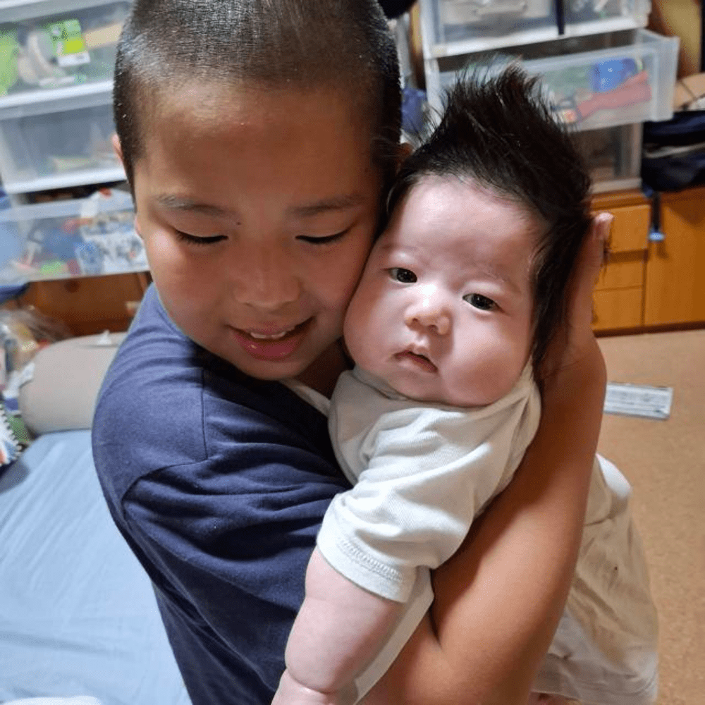 その他お兄ちゃんたちとの写真②（@kitake.4kidsさんより提供）