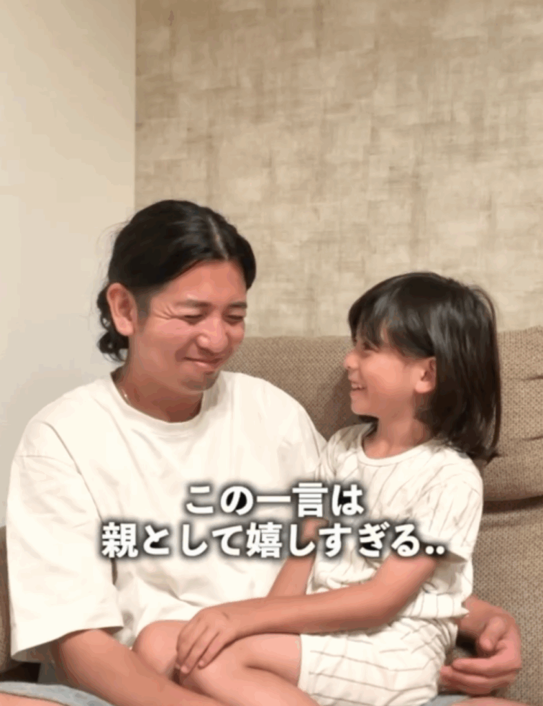 息子さんの言葉に…（@hayaty_daddyさんより提供）