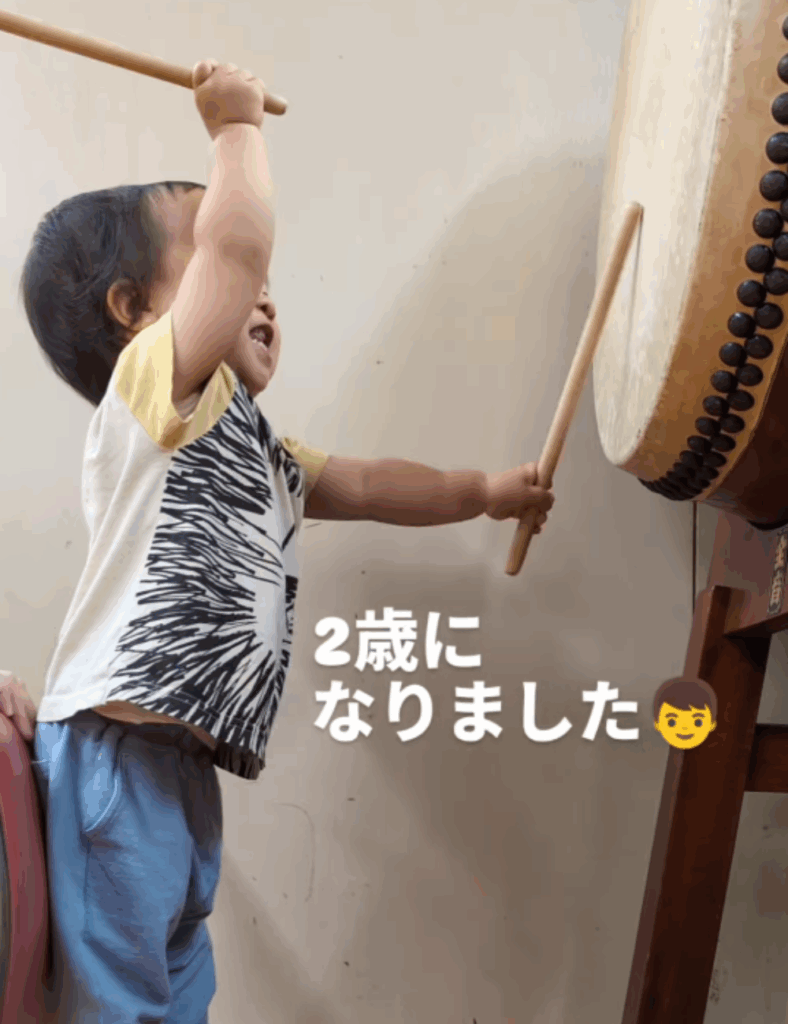 2歳になりました！（@tomooka__nobuhitoさんより提供）
