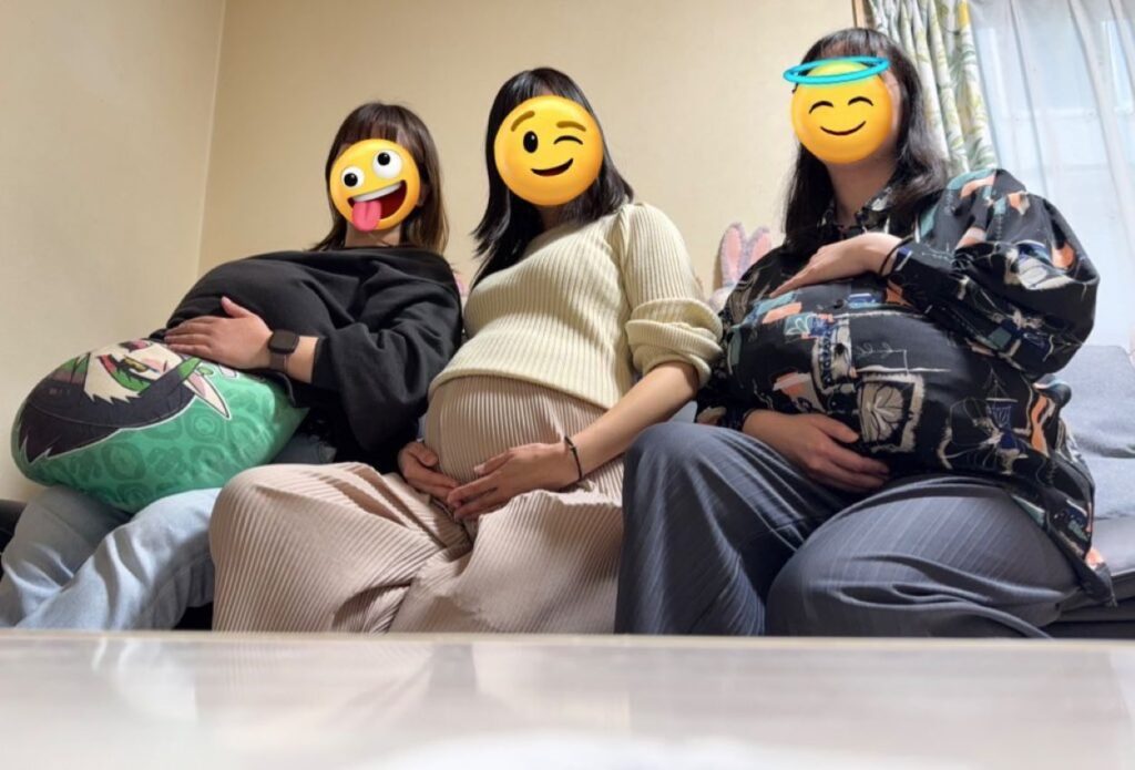 友人たちとの記念ショット（＠meltlip1313さんより提供）