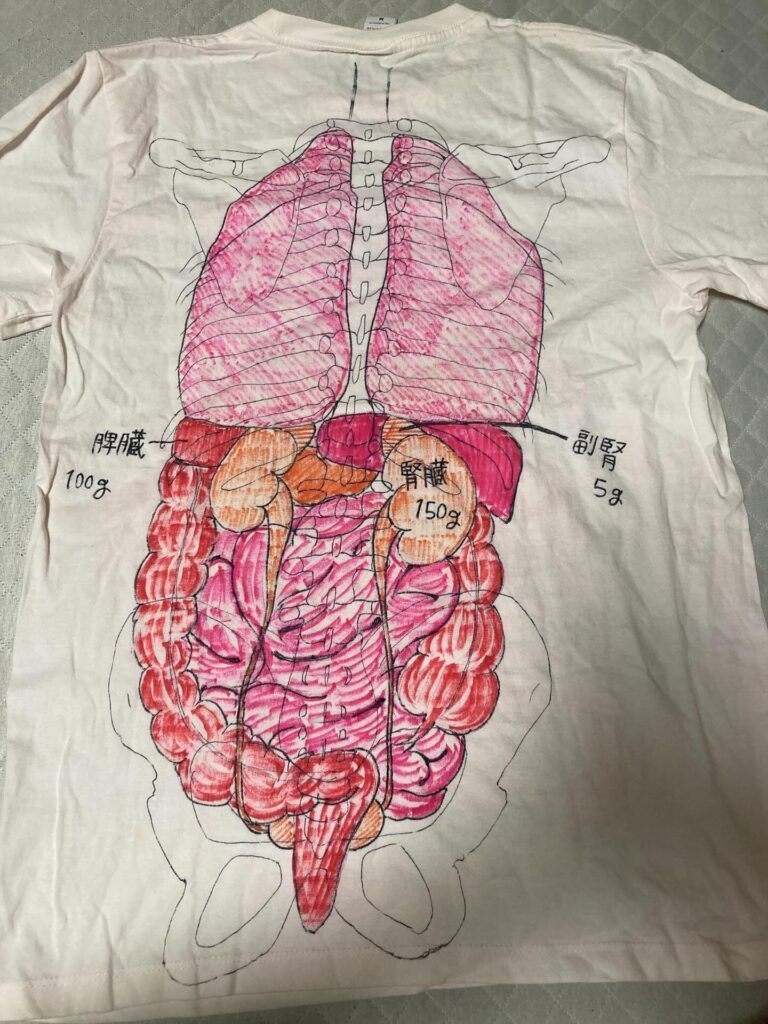 娘さんが作ったTシャツ②（＠u_uns_3023さんより提供）