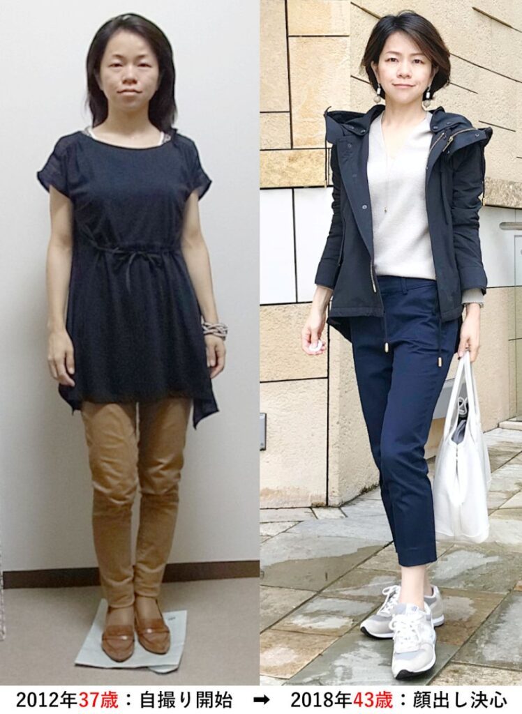 43歳で顔出しを決意（＠kozue_sewingさんより提供）