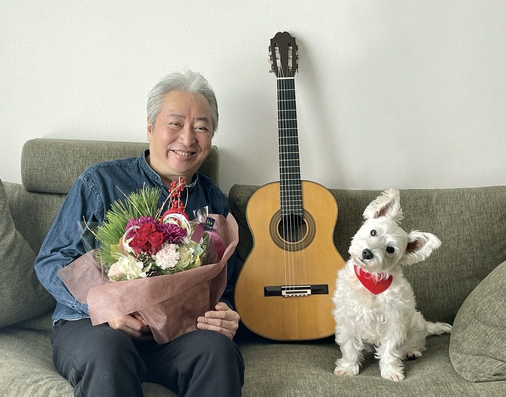 お父さんが大好きなシロップくん（@sirop117westieさんより提供）