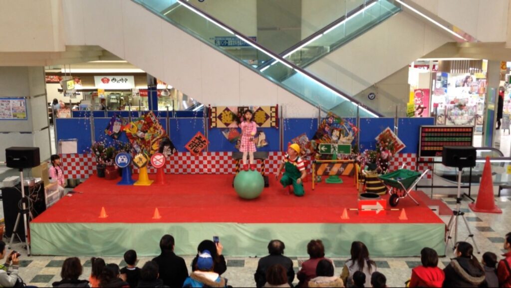 次女さんがデビューしたとき（＠yoshida.daidogeiさんより提供）