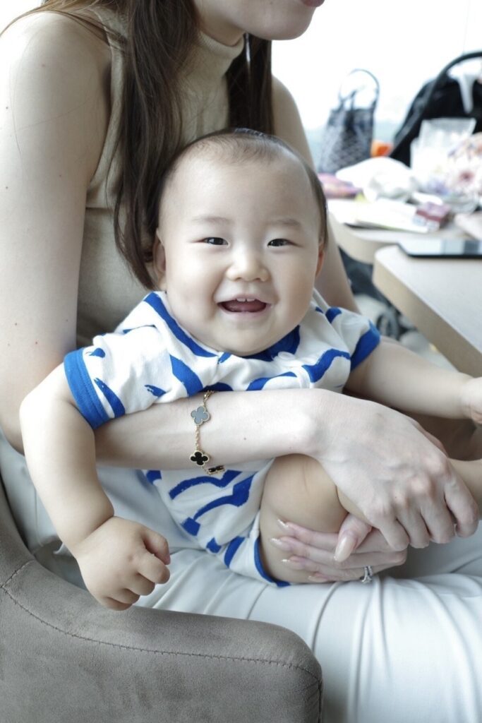 ステキな笑顔の息子さん（@tamuyuuさんより提供）