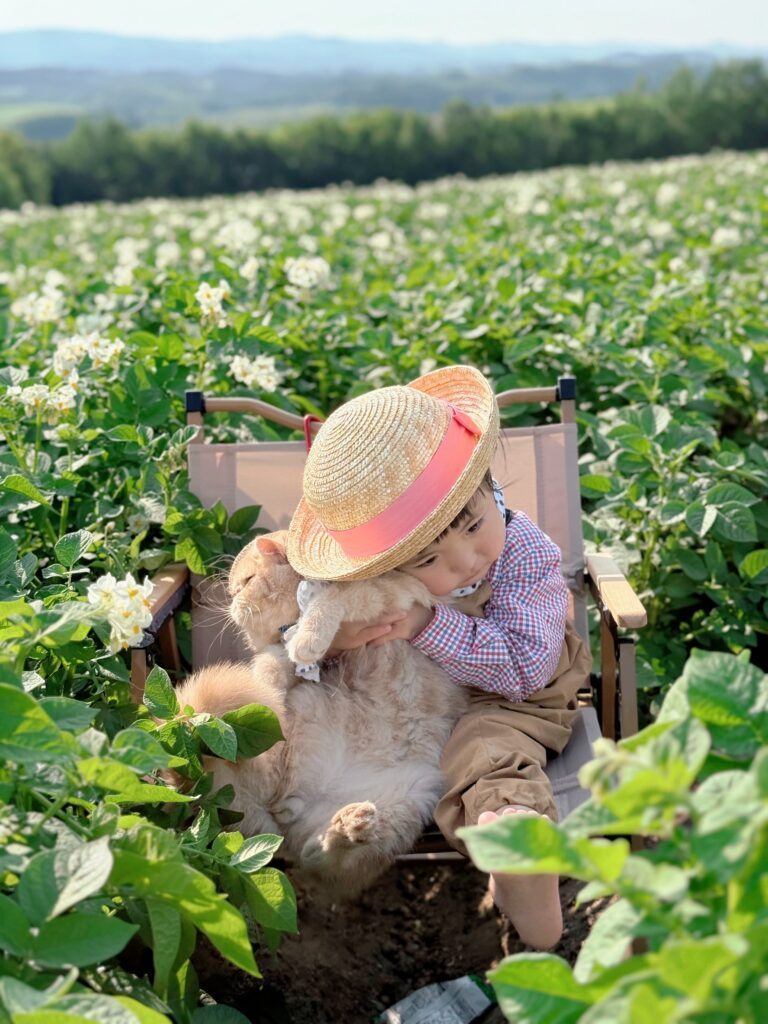 可愛らしい二人（＠hinamaru_channelさんより提供）