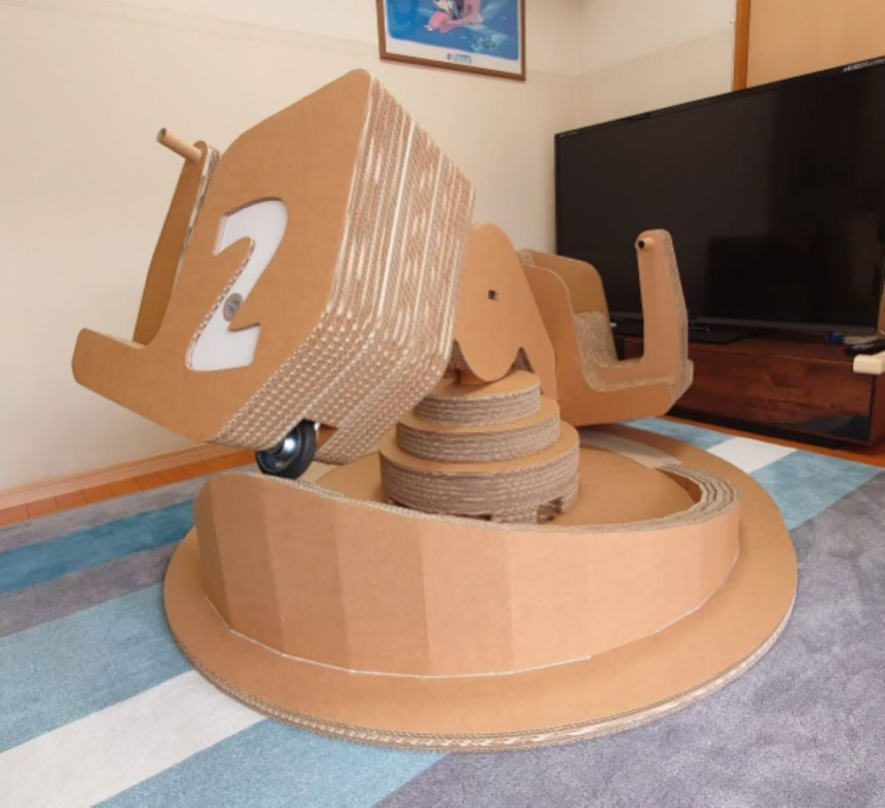 完成度の高い遊具（＠kamikawa519さんより提供）