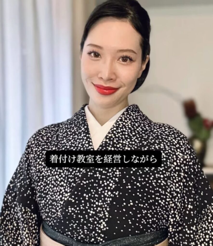 着付け教室を運営（＠kazumilizさんより提供）