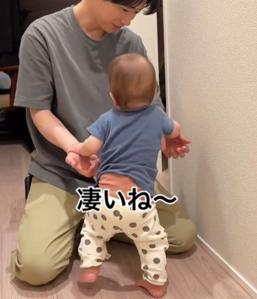 たっちもできました（＠yazawa_tsuyoshiさんより提供）