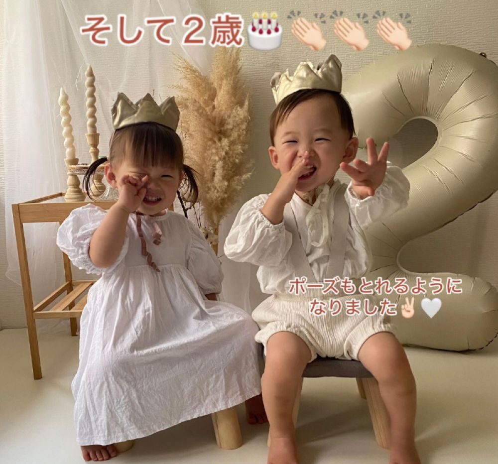 2歳の誕生日（＠ohagi2942さんより提供）
