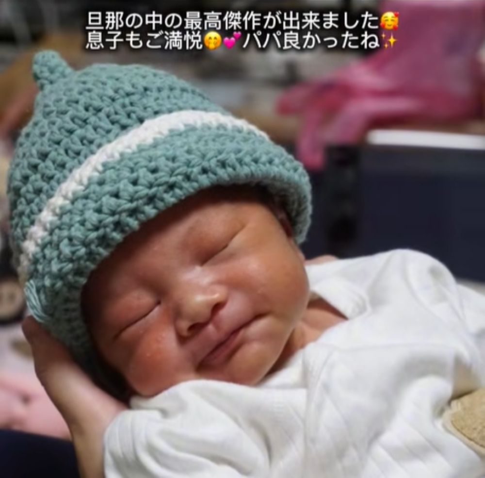 生後7日目の息子さん（＠spring45612さんより提供）